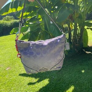 Rare Coach Lavender Shoulder Bag